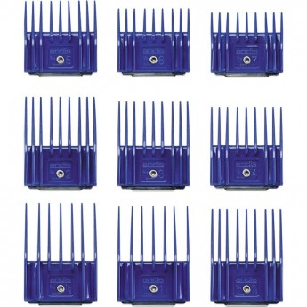 Набор из 9-ти пластиковых насадок ANDIS